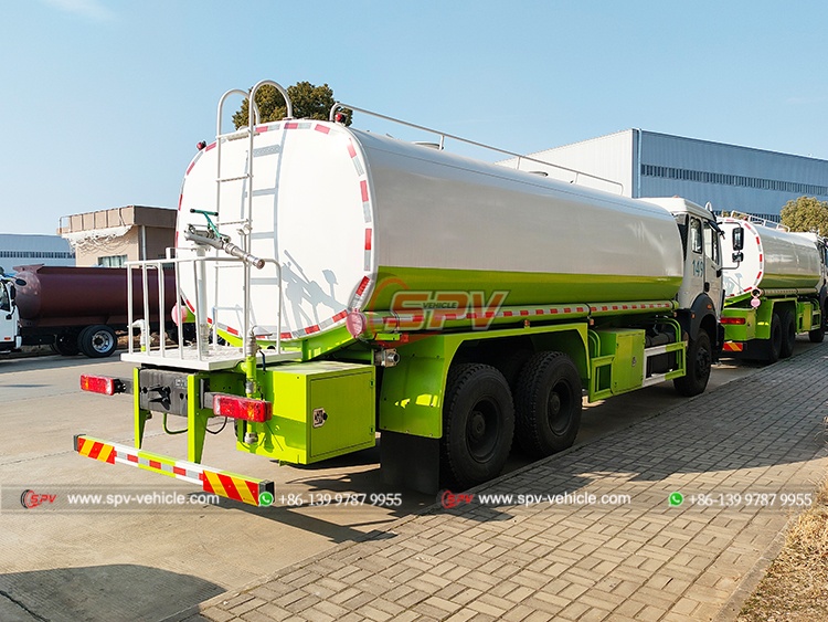 BEIBEN Water Transport Truck - Right Rear Side